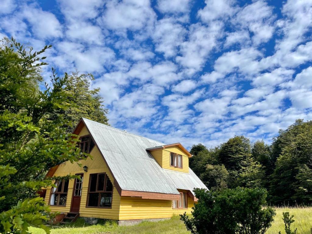 Cabana La Vasca Villa Puerto Tranquilo Bagian luar foto